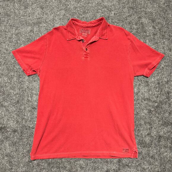 Lucky Brand Other - Lucky Brand Red Polo Shirt‎ Men’s Size Large